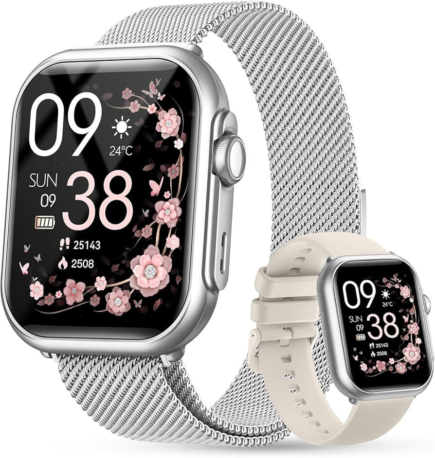 Smart Watches for Women for iPhone Android: 1.85" Smart Watch with 30 Days+ Battery Life Make/Rec... | Amazon (US)