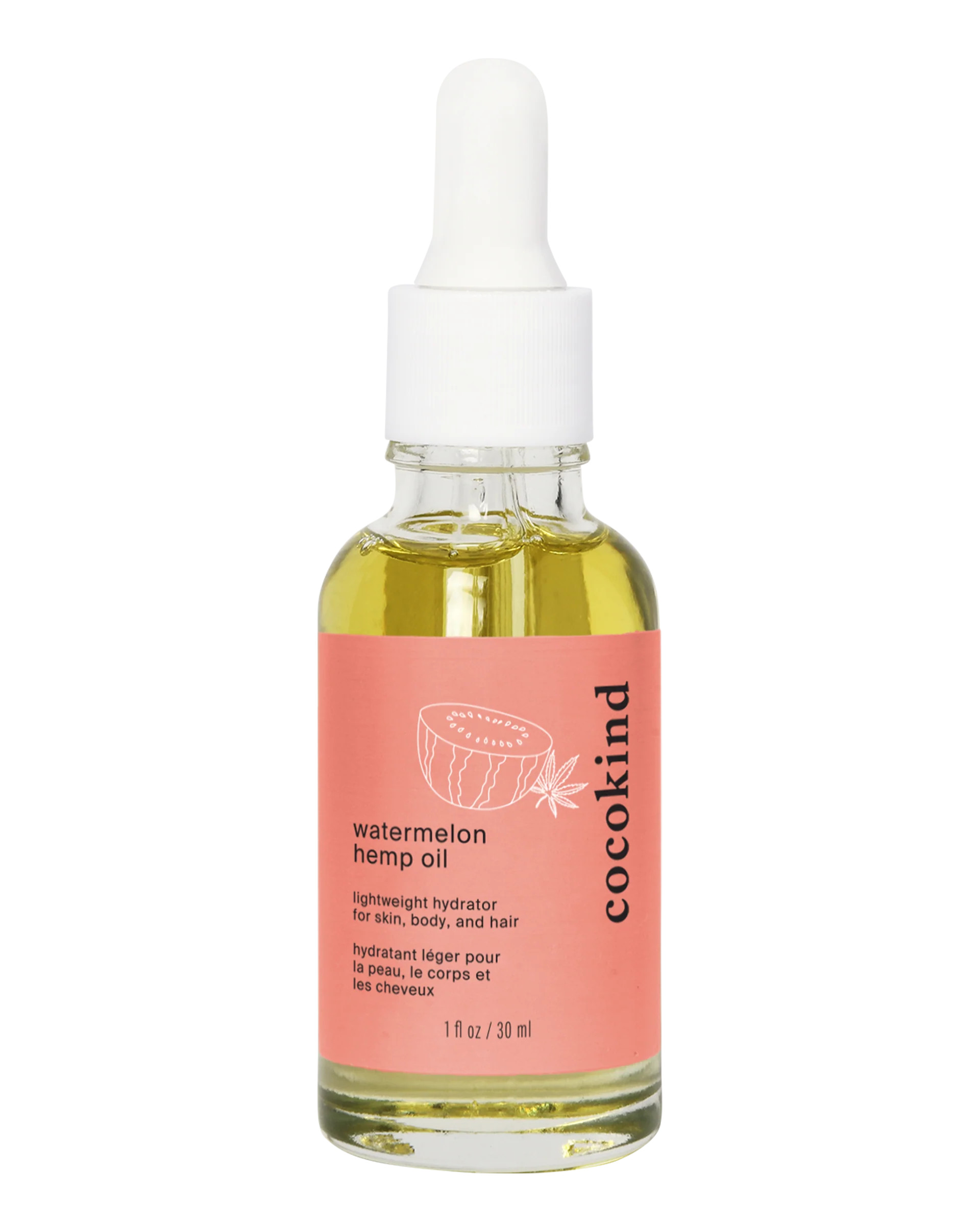 Hydrating Hemp Face, Body & Hair Oil | Watermelon Hemp Oil | Cocokind