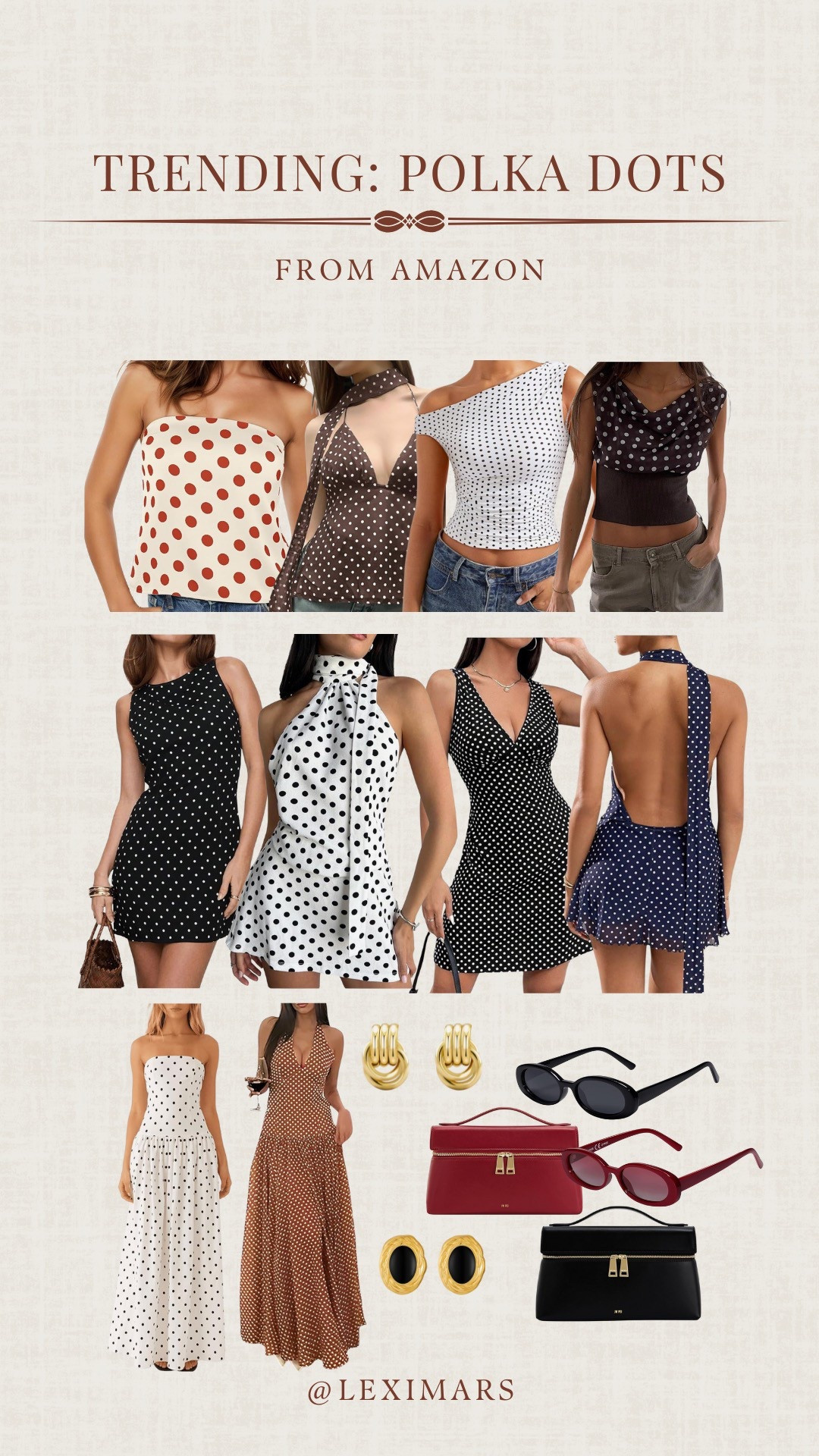 Polka Dot Trend from Amazon! 

#LTKStyleTip #LTKTravel #LTKFindsUnder100