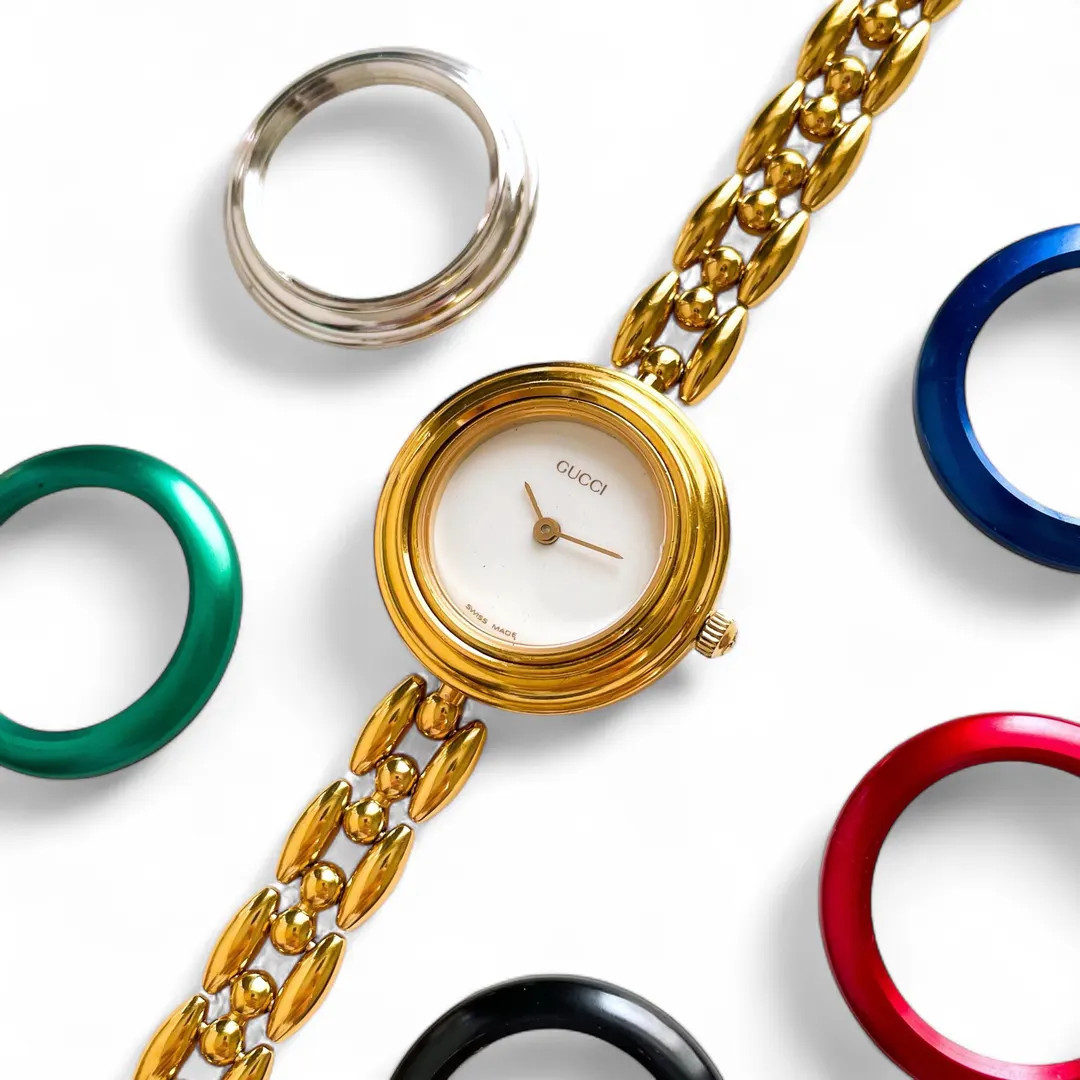 Rare Vintage Boxed 1990s Gucci 11/12.2 Quartz Watch With Interchangeable Bezels - Etsy | Etsy (US)