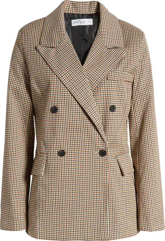 Juliette Check Double Breasted Blazer | Nordstrom