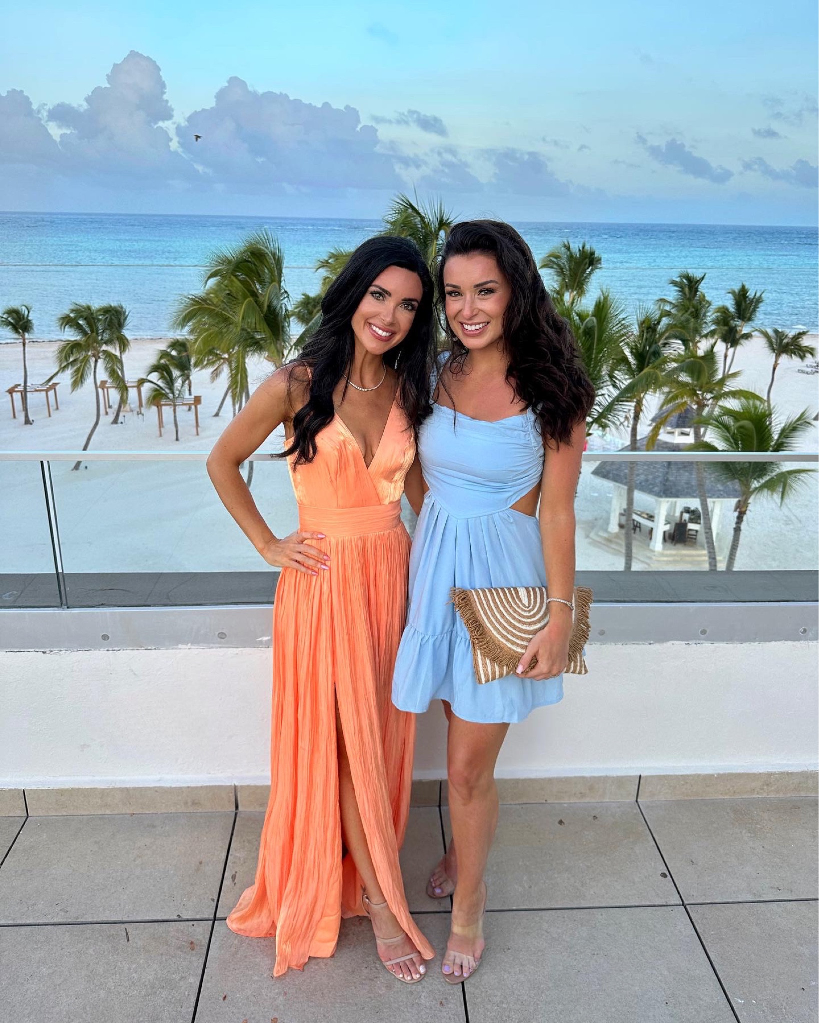 Beach wedding guest. Orange peach color with slit  

#LTKtravel #LTKwedding #LTKstyletip