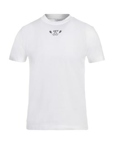 Off-white Man T-shirt White Size XXS Cotton, Elastane, Polyester | YOOX (US)