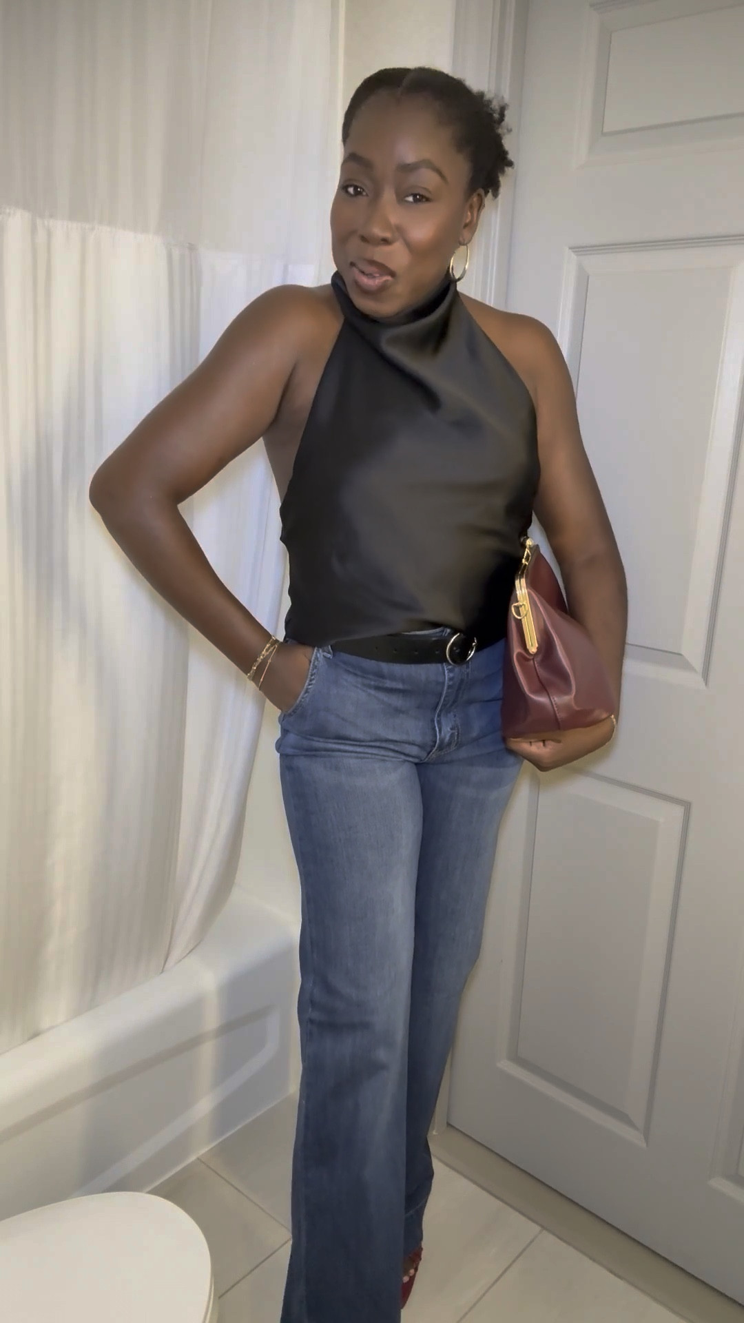 Caual night out. Loving my glowing skin and this elevated caual look!

#LTKMidsize #LTKgrwm #LTKootd