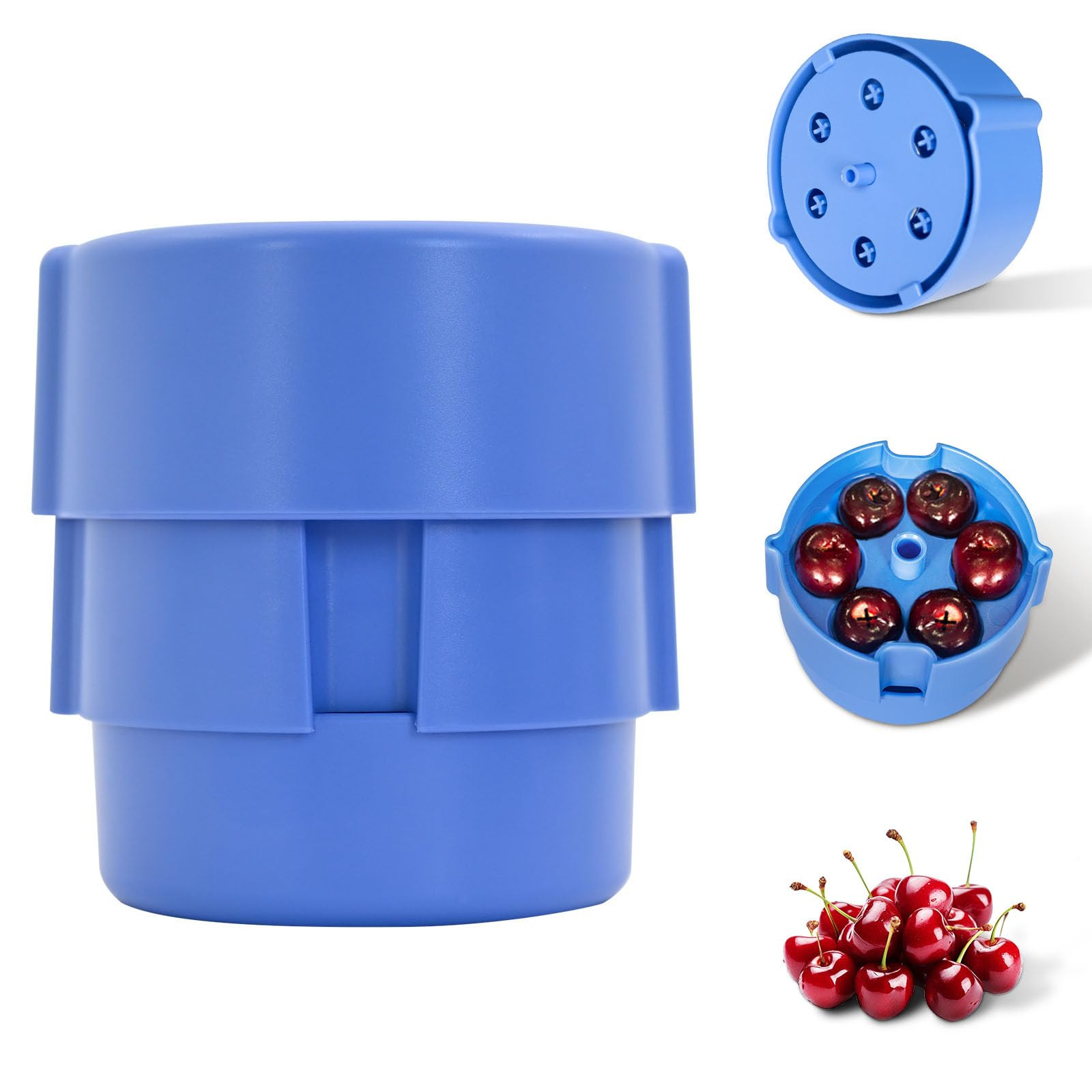 Cherry Pitter Tool - Cherry Seed Remover for Multiple Cherries, Easy Push Press One-Hand Operatio... | Amazon (US)