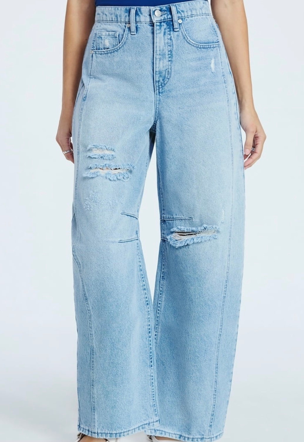 Walmart dupe for Free People barrel jeans 

#LTKSaleAlert