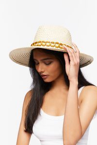 Beaded-Trim Panama Hat | Forever 21 (US)