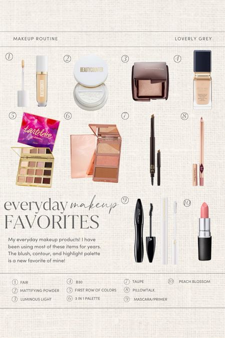Everyday makeup favorites! 

Loverly Grey, makeup routine 

#LTKStyleTip #LTKBeauty