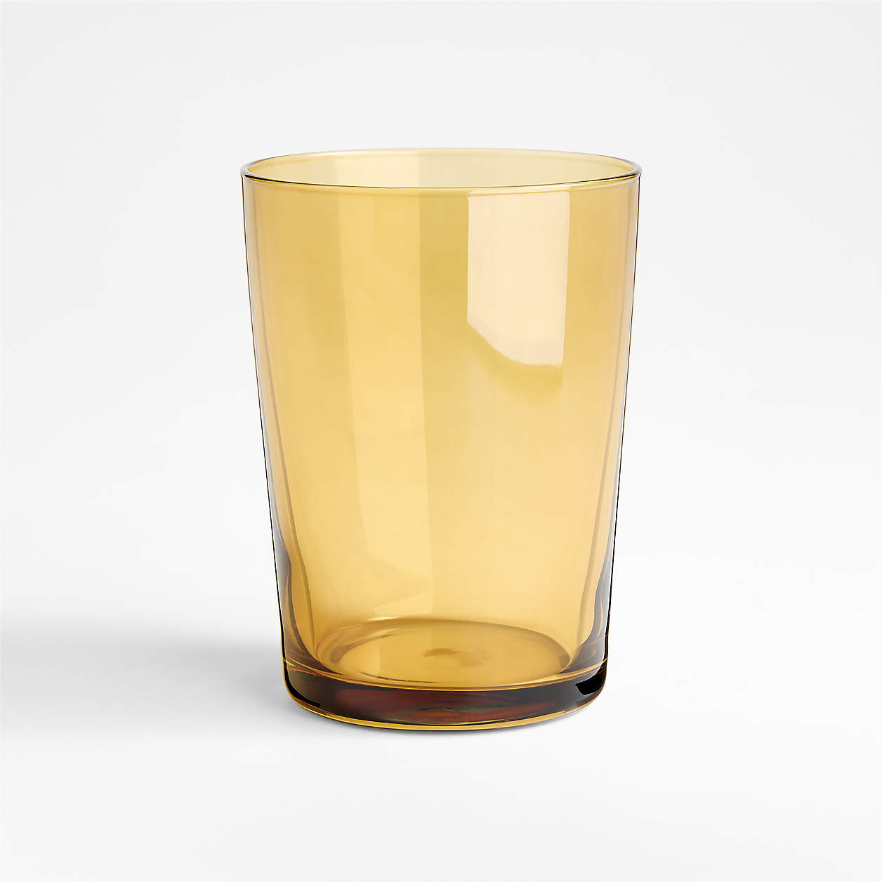 Bodega 17-oz. Sepia Brown Highball Glass + Reviews | Crate & Barrel | Crate & Barrel