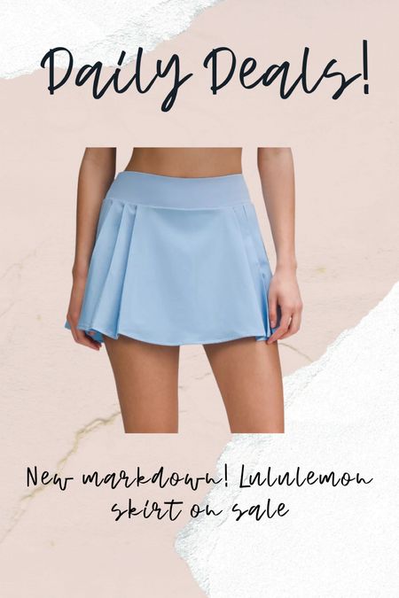 Lululemon tennis skirt on sale 

#LTKSaleAlert #LTKActive #LTKFindsUnder100