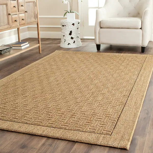 SAFAVIEH Palm Beach Hisanori Modern Sisal Rug - 8' x 10' - Maize | Bed Bath & Beyond