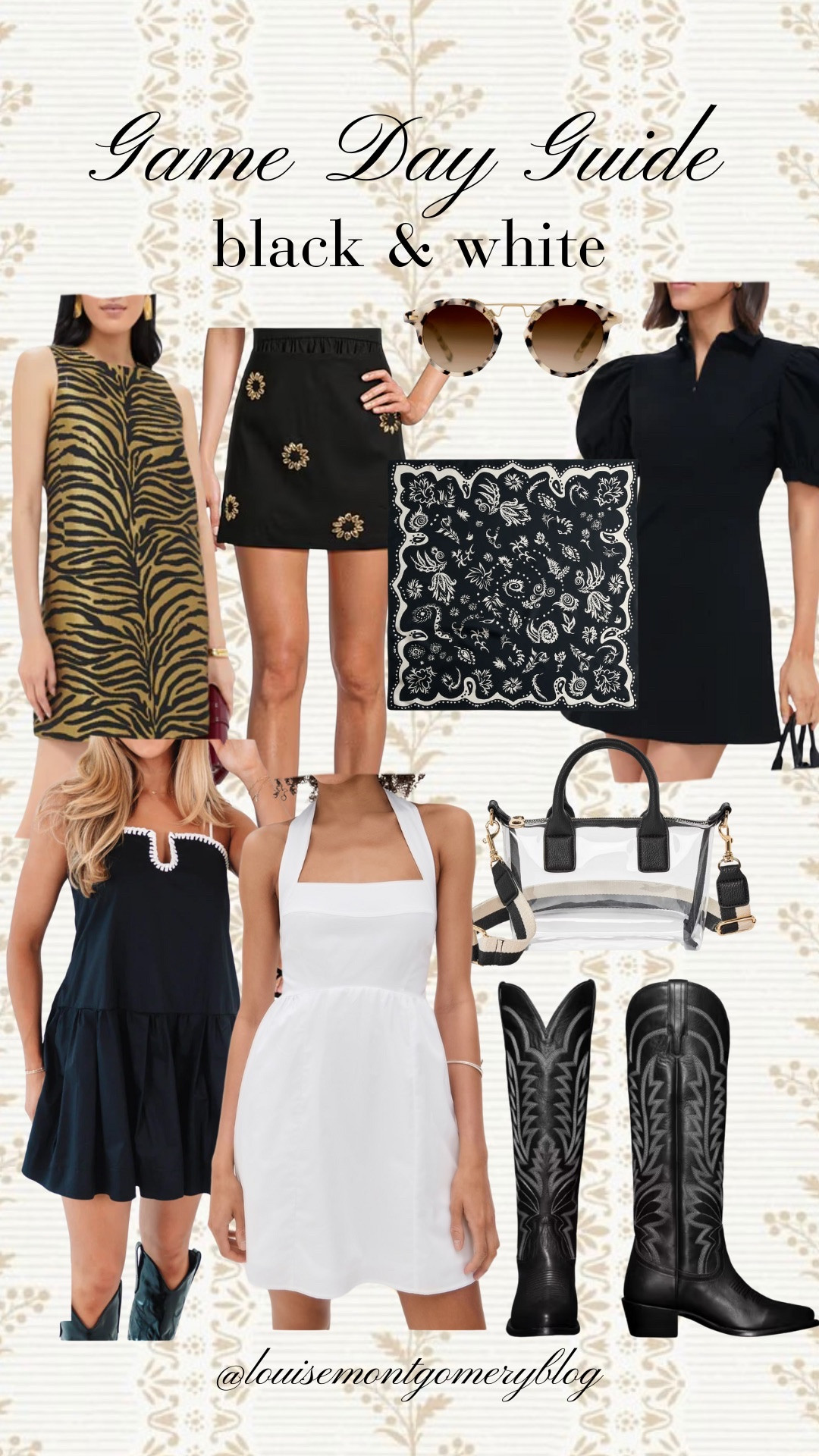 Game Day Guide // Black & White