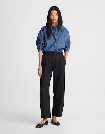 The Barrel-Leg Trouser | Madewell