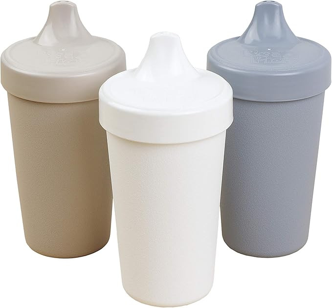 Re-Play Made in USA 10 oz. No Spill Cups for Baby, Toddler & Child Feeding in Sand, White & Grey ... | Amazon (US)