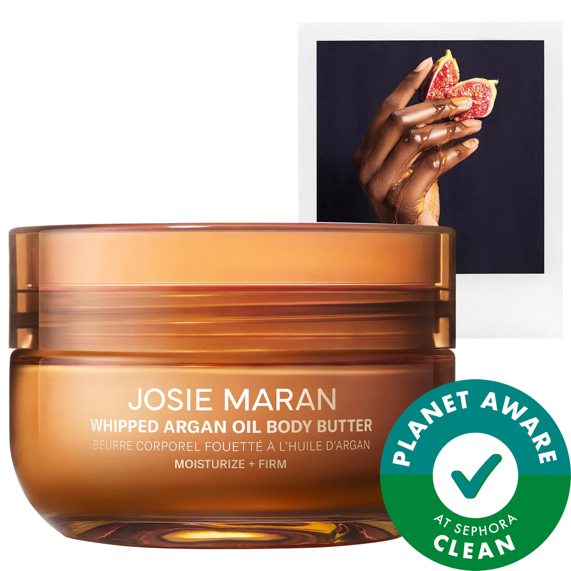 JOSIE MARAN Bohemian Fig - Whipped Argan Oil Refillable Firming Body Butter Jar 6 oz | Sephora (US)