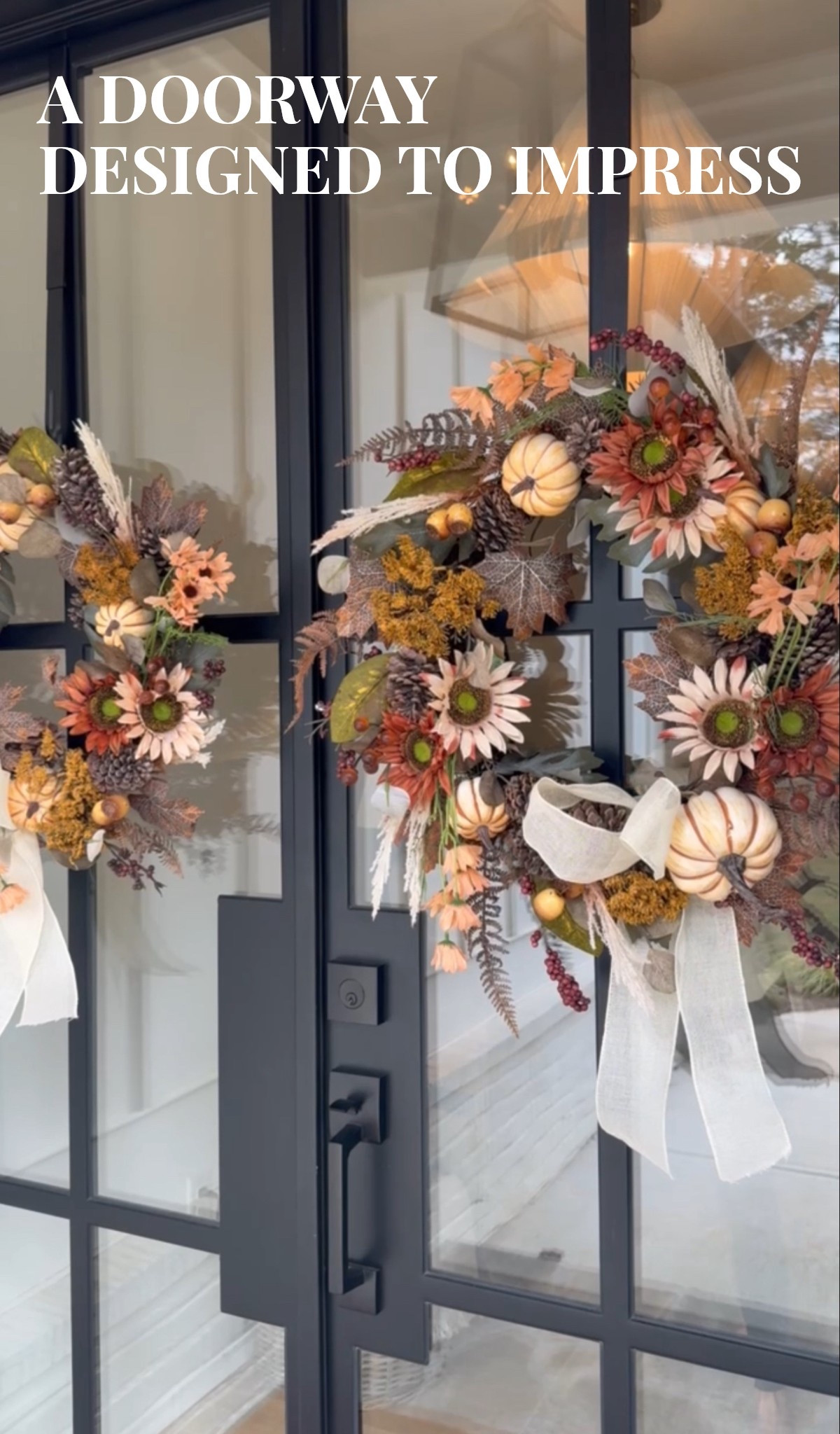 From the lantern pendant to the wreaths, every detail of this Modern Classic entry was designed to make guests feel at home before they walk in.🍁

#porcheandco #modernclassicinteriors #entrywaydesign #frontporchdecor #homestylingideas #interiordesigngoals #blackandwhiteaesthetic #neutralstyle #falldesign #cozyhome

Do you want to bring our dreamy Modern Classic style interior design into your own home? 🏡 You’re in luck! Reserve our Online Interior Design packages today -> https://porcheandco.com/edesign ✨ We can’t wait to work with you & design your home with #porcheandco


#LTKSeasonal #LTKStyleTip #LTKHome