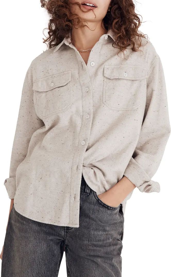 Donegal Flannel Kentwood Oversize Shirt Jacket | Nordstrom