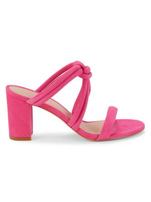 ​Twist Knot Block Heel Sandals | Saks Fifth Avenue OFF 5TH