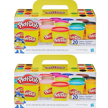 (2 pack) Play-Doh Super Color 20-Pack with 20 Colors, (2 pack) 120oz | Walmart (US)