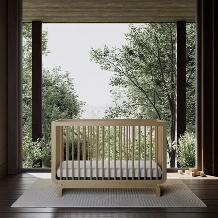 Art of Nursery by Storkcraft Santorini 5-in-1 Convertible Baby Crib, Driftwood | Walmart (US)