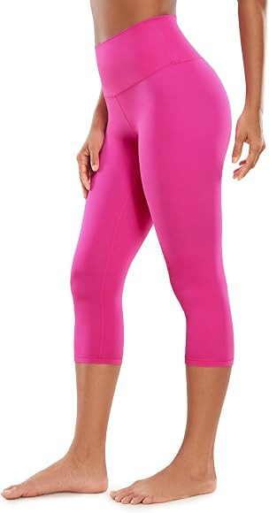 CRZ YOGA Womens Butterluxe High Waisted Lounge Legging 19 Inches - Workout Leggings Buttery Soft ... | Amazon (US)