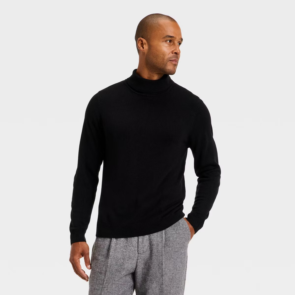 Men's Turtleneck Sweater - Goodfellow & Co™ Black | Target