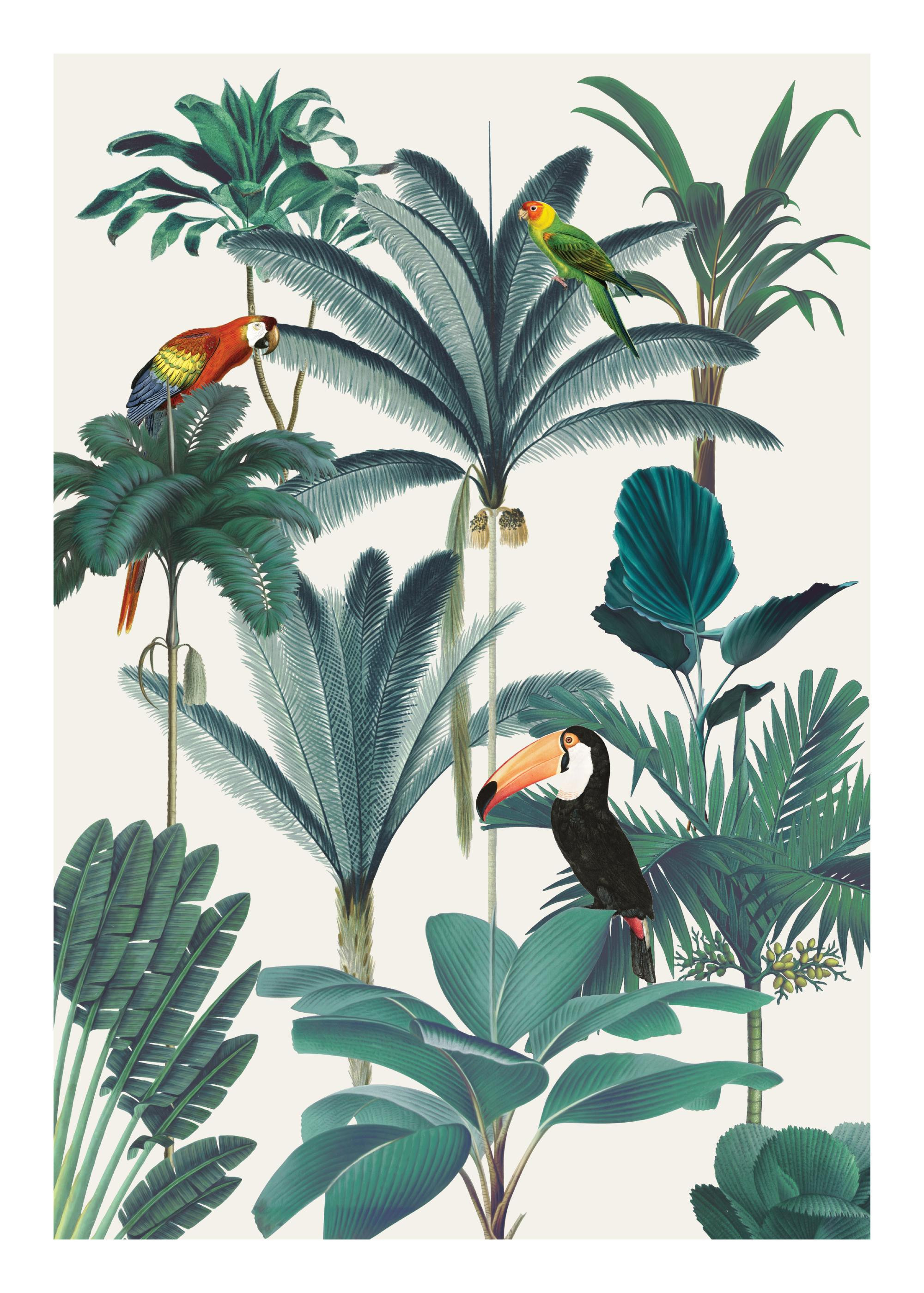 Royal Botanical Birds Print | Desenio