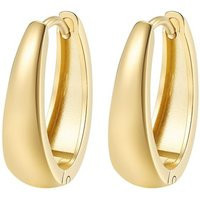 Hey Happiness - Statement Creolen – 18K vergoldete Edelstahl Ohrringe 2 ct Hellbraun Damen (19.35 € / 1 ct) | Douglas (DE)