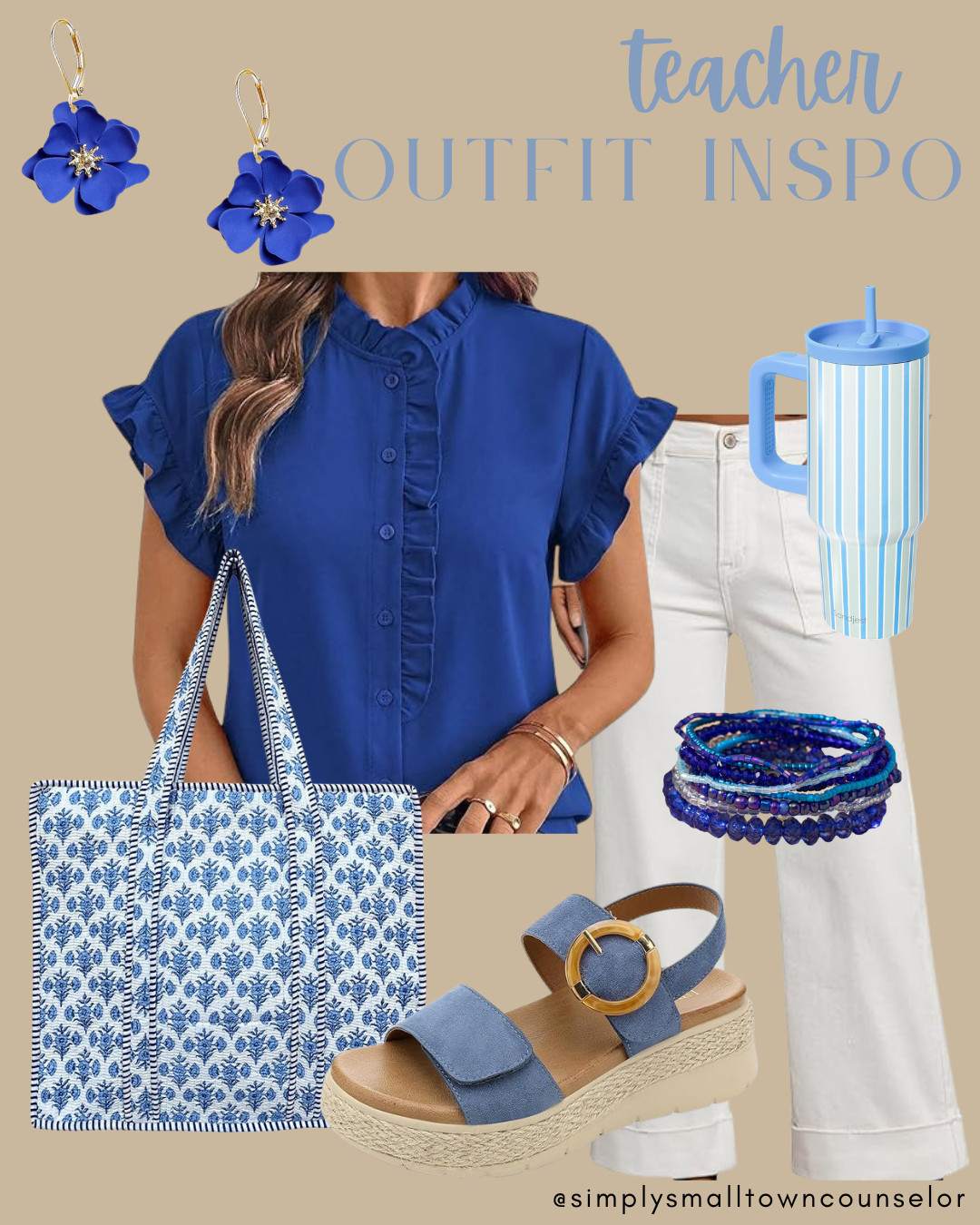 Spring teacher outfit inspo! 

 #LTKootd #LTKMidsize #LTKWorkwear