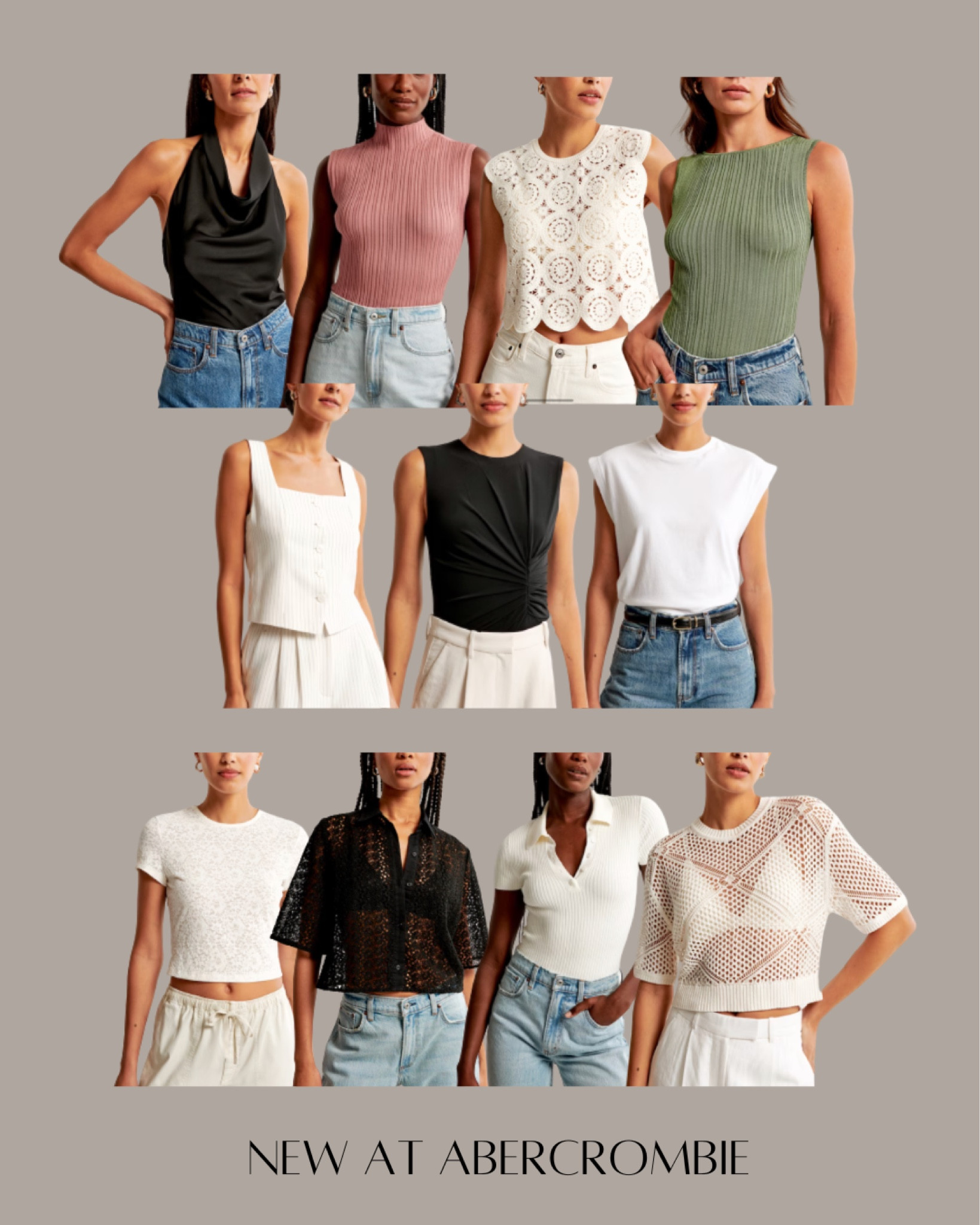 abercrombie summer tops