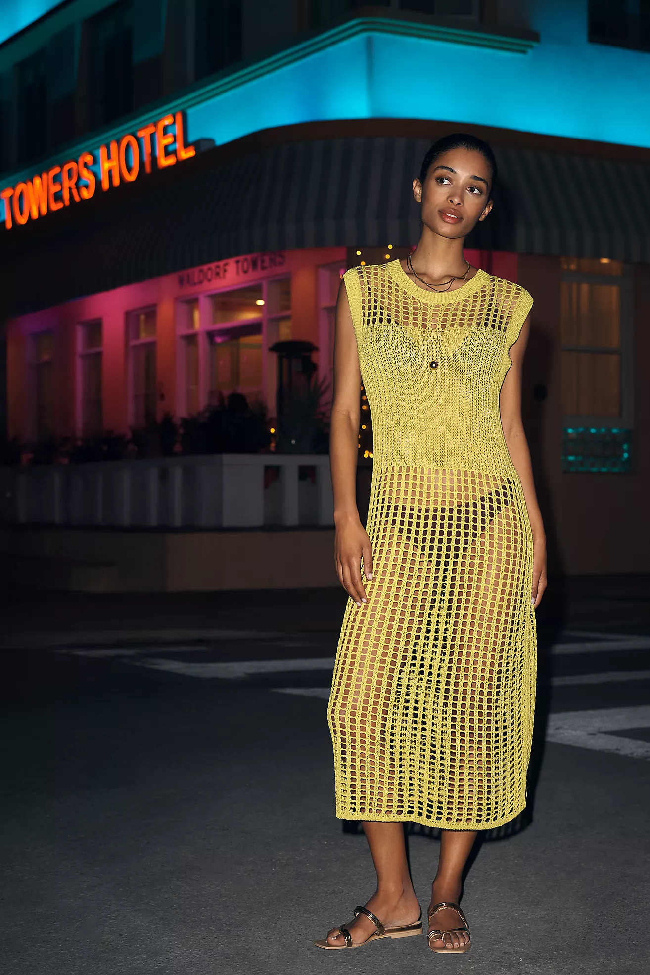 Do Everything in Love Mesh Longline Tunic Cover-Up | Anthropologie (US)