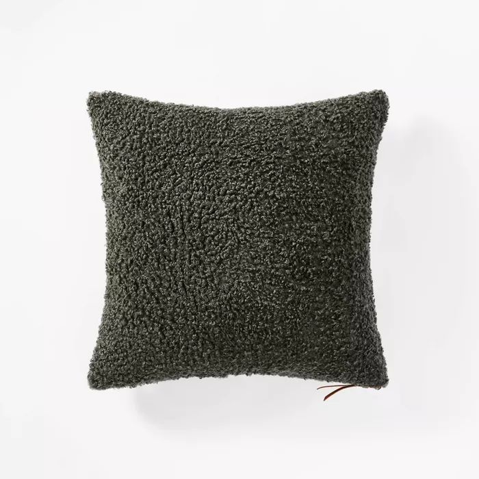 Boucle Throw Pillow with Exposed Zipper - Threshold™ designed with Studio McGee | Target
