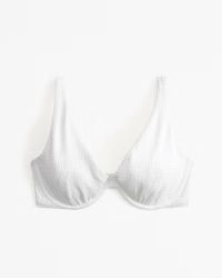 Women's Curve Love High Apex Underwire Bikini Top | Women's Swimwear | Abercrombie.com | Abercrombie & Fitch (US)