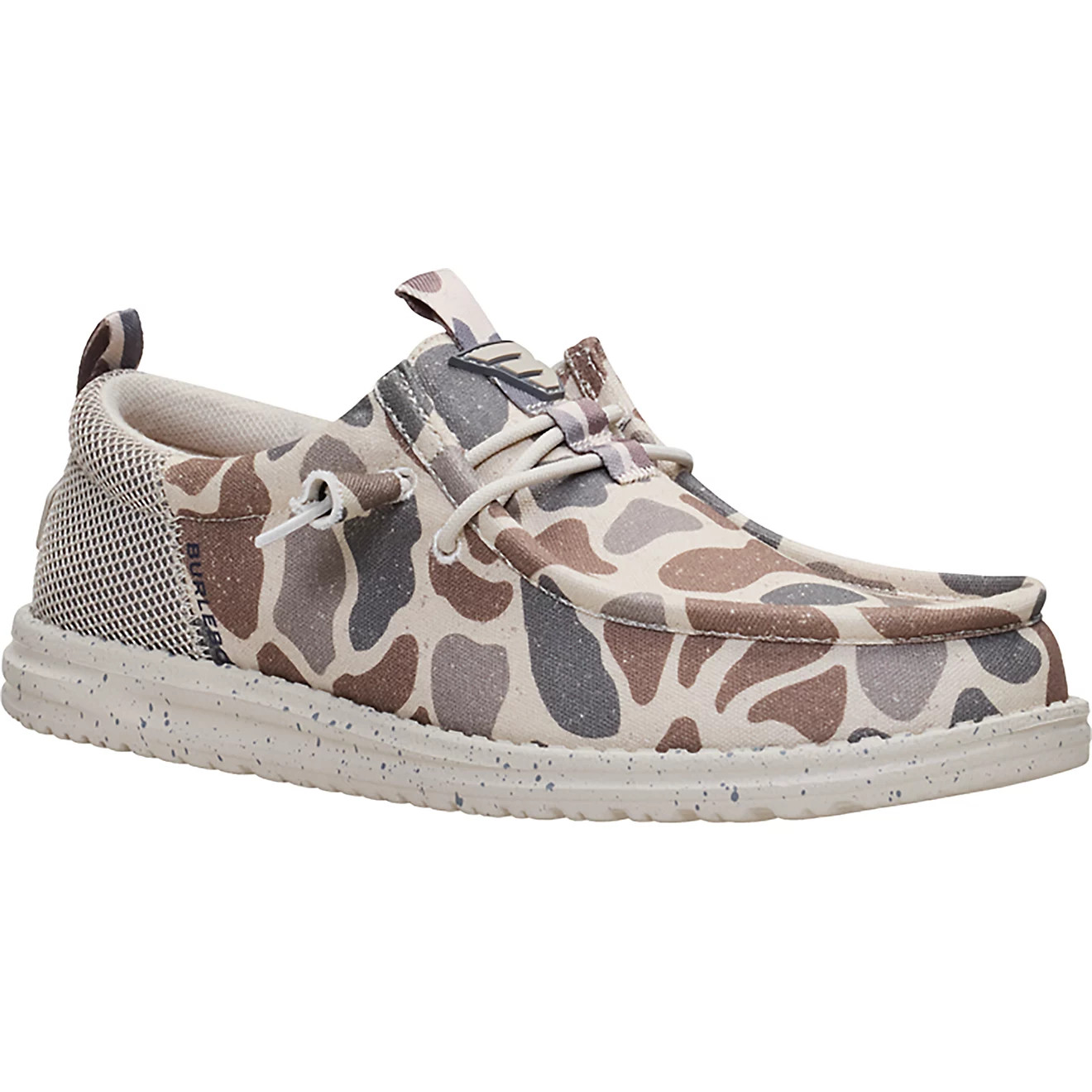 HEYDUDE Adults' Wally Funk BURLEBO Deer Camo Shoes | Academy Sports + Outdoors