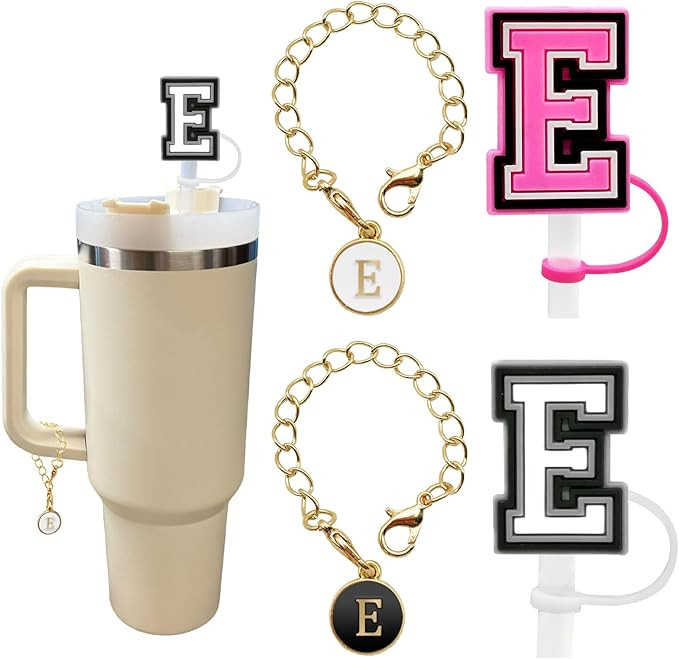 （2+2）2PCS Straw Cover for Stanley Cup 30&40 Oz 10mm Straw Topper with 2PCS Stanley Cup Access... | Amazon (US)