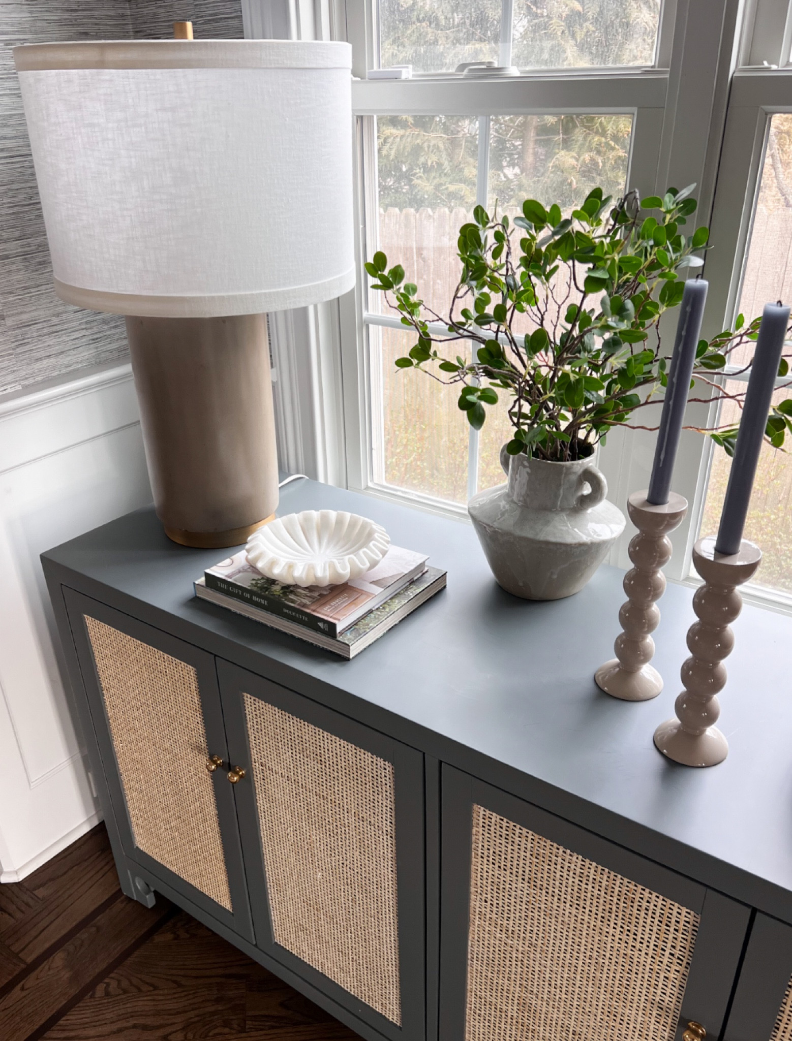 Amazon branches, bobbin candlesticks, blue console, Amazon vase, concrete lamp 

#LTKfindsunder50 #LTKSeasonal #LTKhome