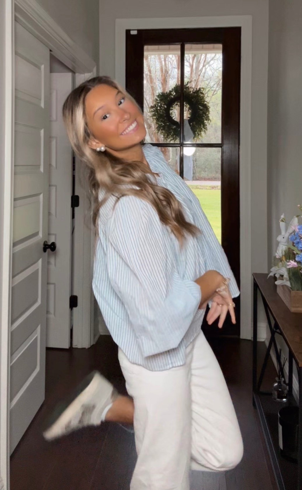 Mollys OOTD! Small in top! 