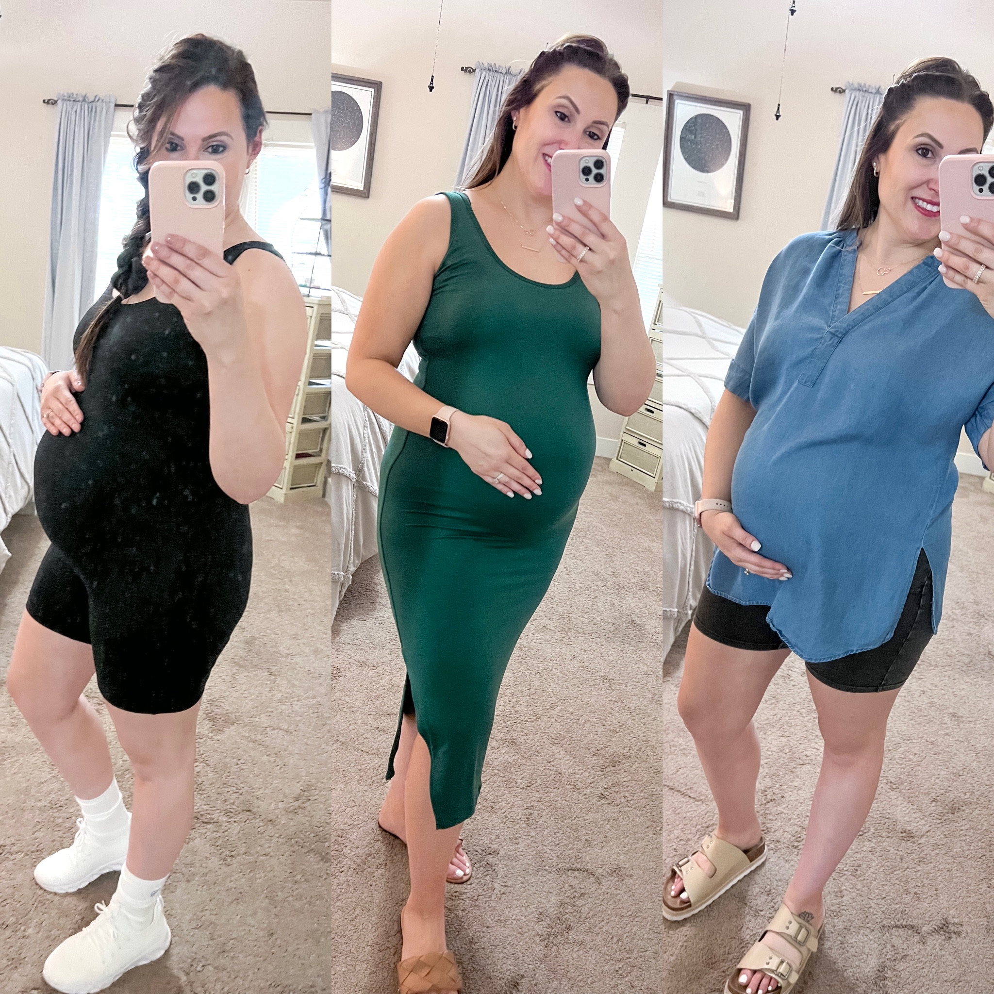 Calling all pregnant mommas in their 2nd or 3rd trimester 📣 - you’ll want to checkout @poshdivah_maternity on @amazon! They have great quality maternity items at affordable prices.🤩 Their “bumpsuit” and sleeveless dress are buttery soft + very comfortable!! They also carry these denim shorts that are stretchy and perfect for summer. ☀️ I will be wearing these often the next few weeks until baby boy arrives! 💙
.
.
.
.
.
.
.
#poshdivah #amazon #amazonfinds #midsize #maternity #maternitystyle #maternityfashion #maternitydress #bumpsuit #romper #maternityshorts #34weeks #34weekspregnant #summer #summermaternity #maternityootd #poshdivahmaternity #babybump #gifted #collaboration #bumpstyle 

#LTKstyletip #LTKbump #LTKSeasonal