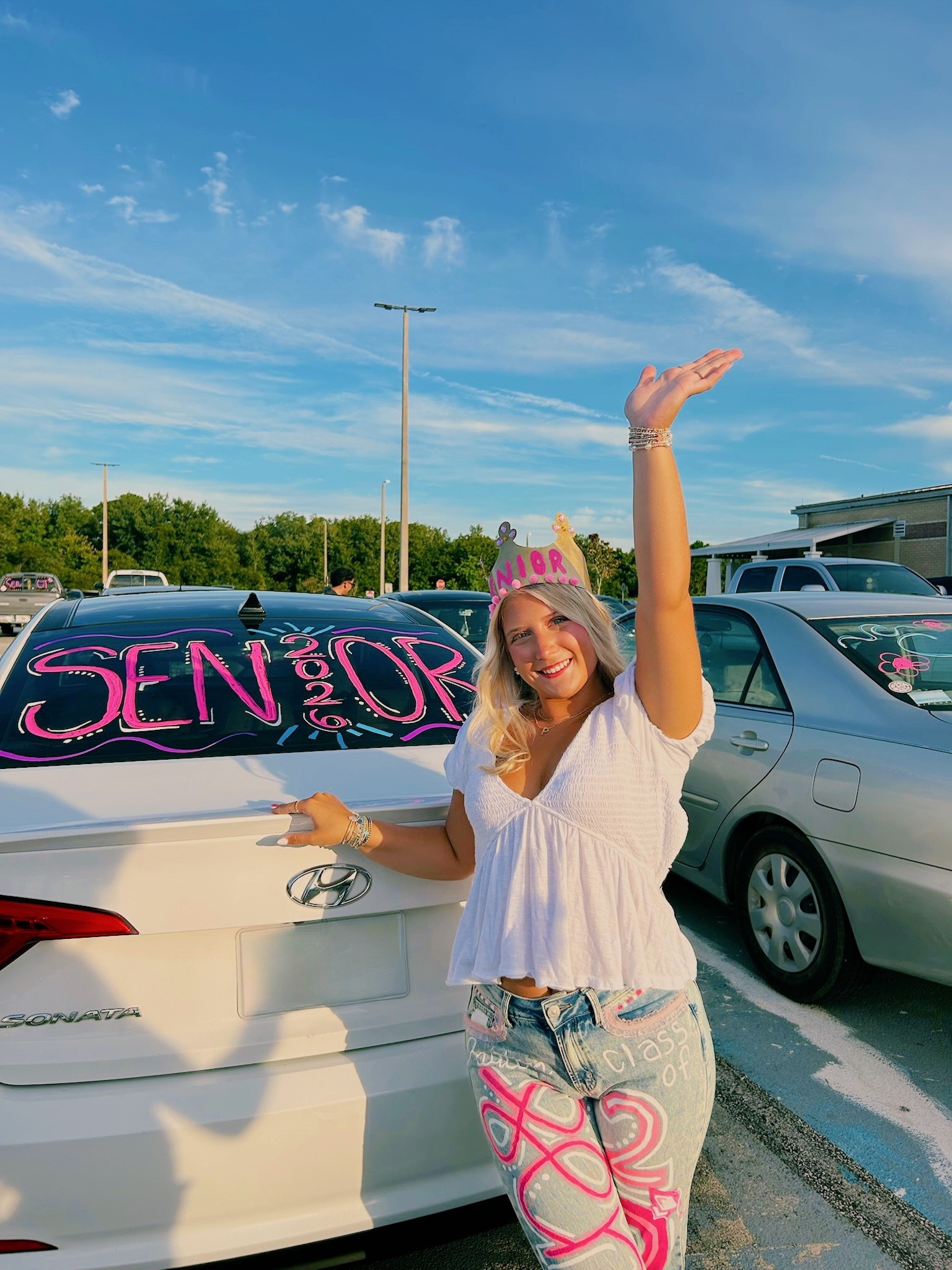 Senior Car Painting! I linked the markers I used! Came off so easy and worked well  

#LTKStyleTip