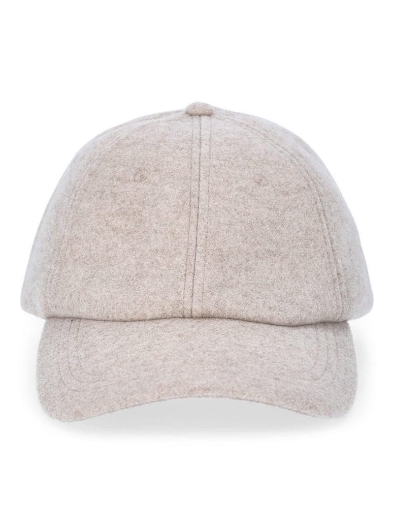Time and Tru Women’s Solid Felt Baseball Cap, One Size Fits Most | Walmart (US)