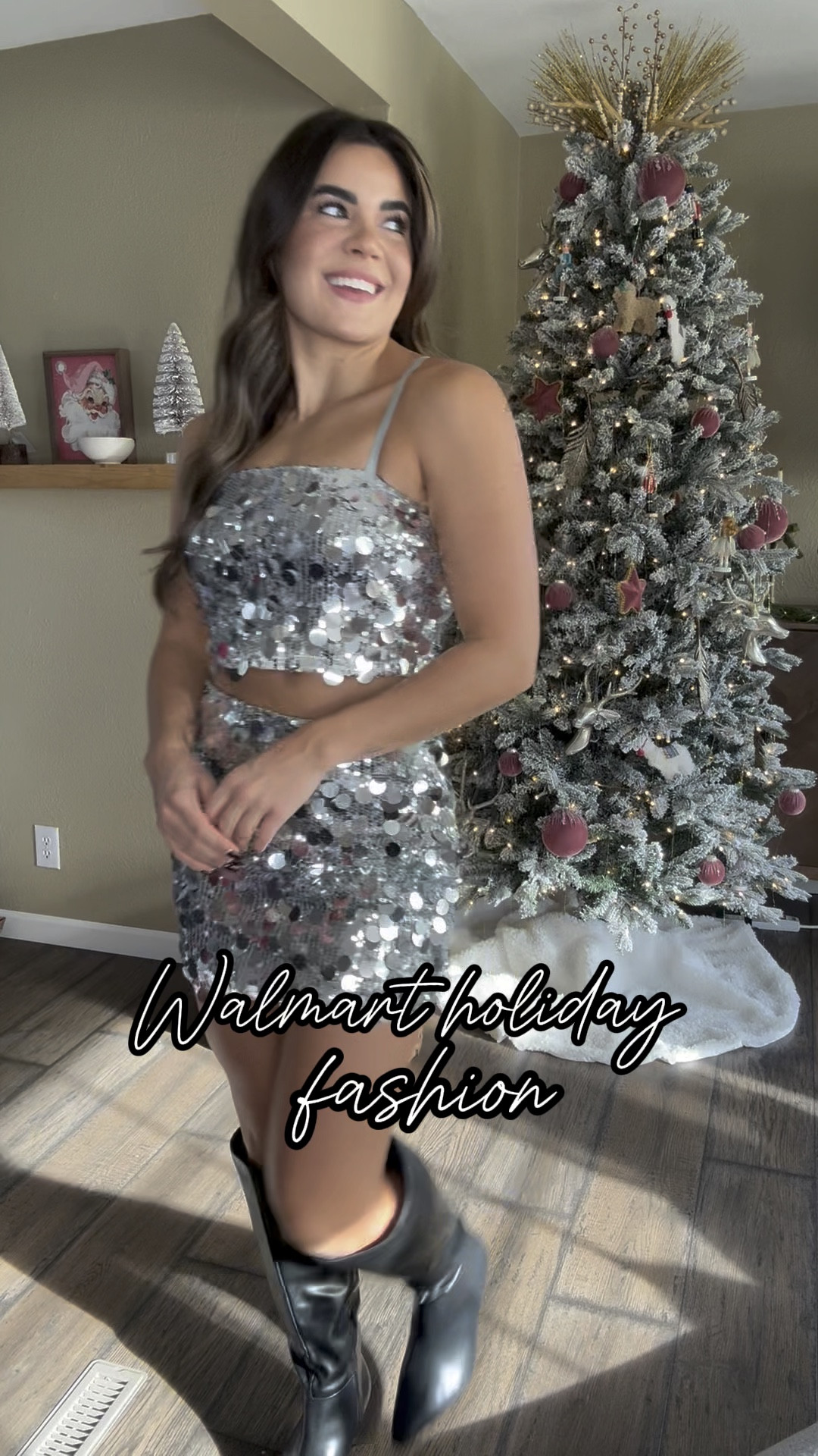 Walmart holiday fashion ✨❤️


Christmas party outfit, holiday party, sequin set, metallic leather pants, bow heels

#LTKSeasonal #LTKStyleTip #LTKHoliday