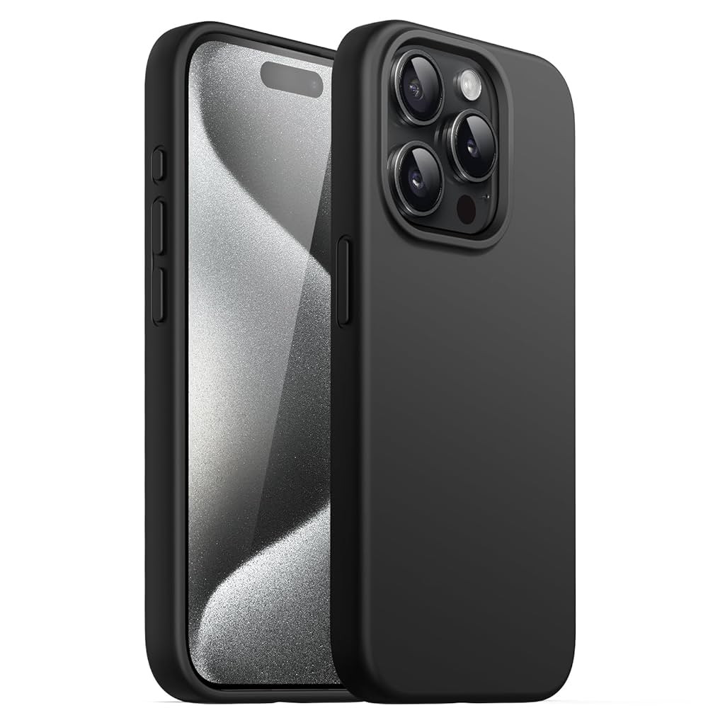 JETech Silicone Case for iPhone 15 Pro 6.1-Inch, Silky-Soft Touch Full-Body Protective Phone Case... | Amazon (US)