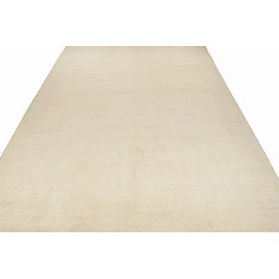 Rug & Kilim's Modern Textural Oversized Rug With Striae Of Beige | Wayfair North America