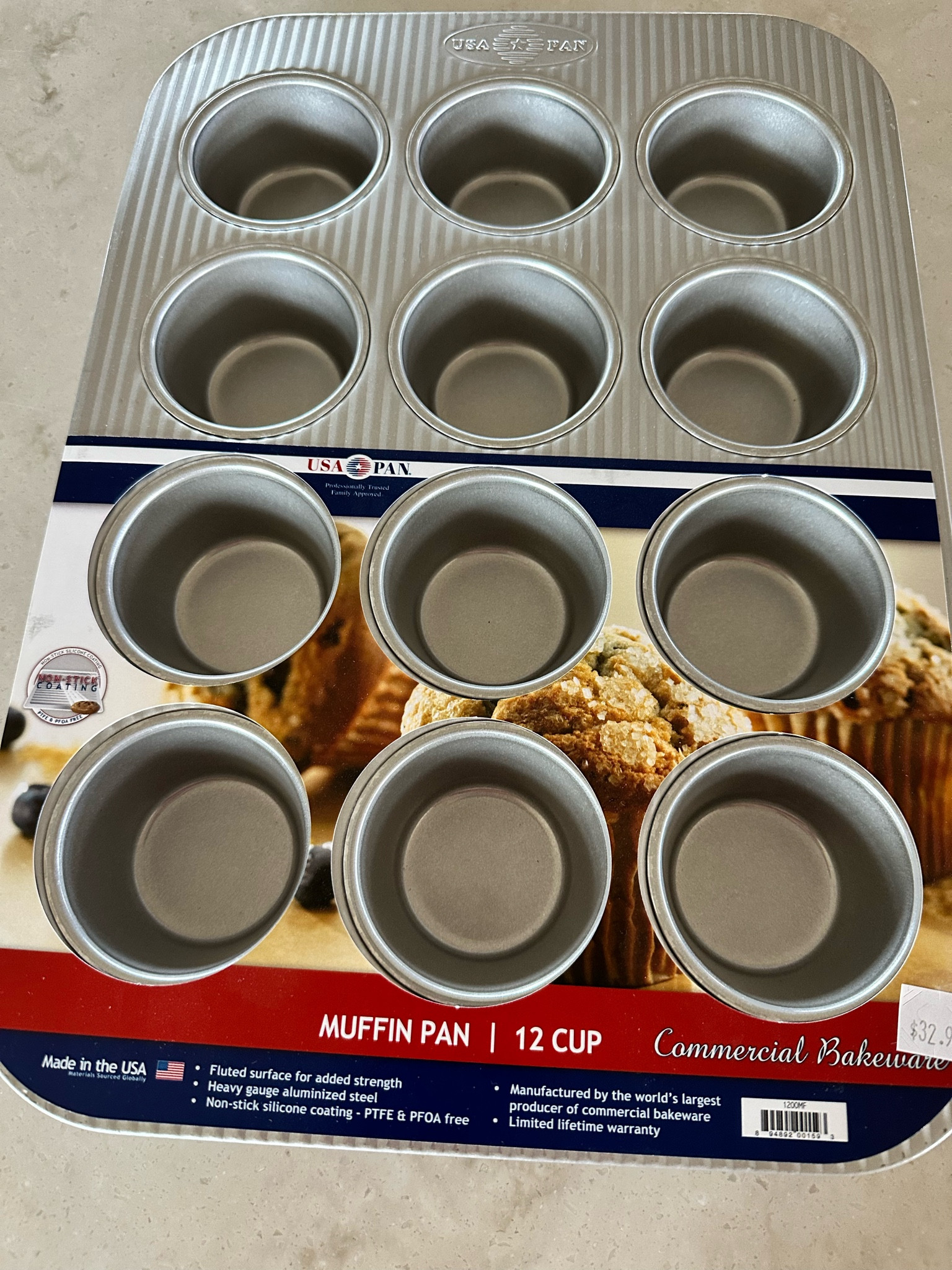 These pans are literally the best I've ever used. I've invested in several of these pans including two large #cookiesheets # bakeware #cupcakepan #muffinpan #loafpan #bakingsheet #usapans #halfsheet #fullsheet 
Keep them out of the dishwasher and they will last you for years. NO RUSTING. Cookies and muffins just slide right out. I'm obsessed with them! Invest for the long term in your kitchen  

#LTKFindsUnder100 #LTKHome #LTKFamily