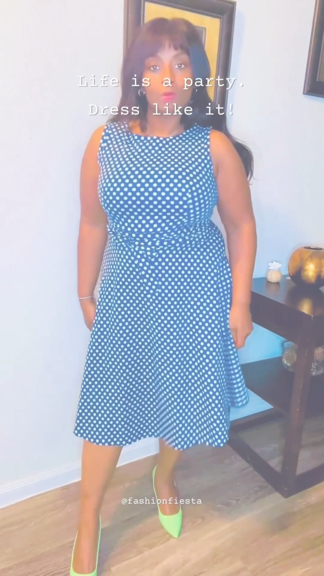 It’s polka dots and throw in a lil color lime green pumps #polkadots, dress ,spring has almost sprung shop this look and similar looks whatever your style is 

#LTKootd #LTKSaleAlert #LTKSpringSale