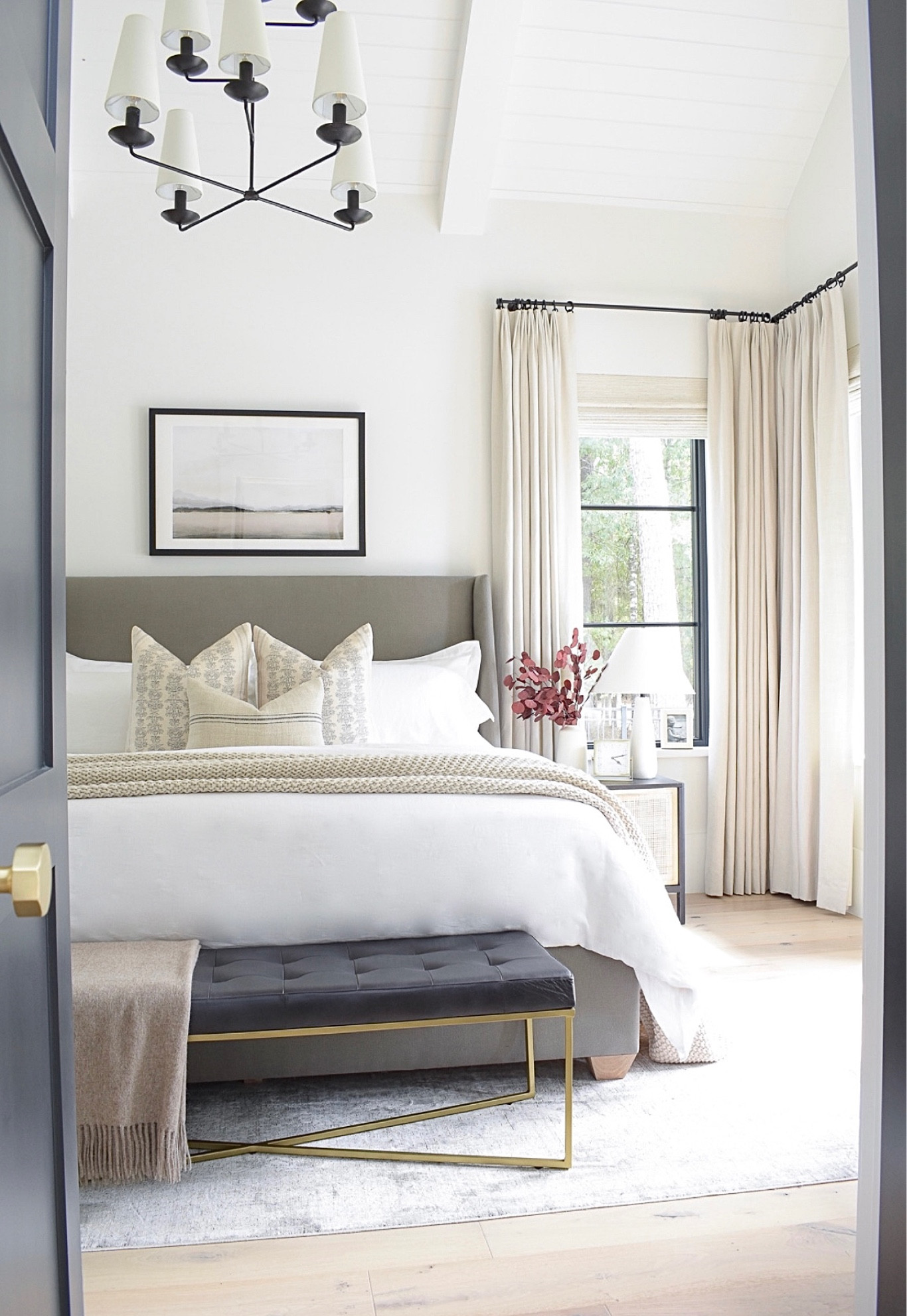 Bedroom decor, white bedding 

#LTKstyletip #LTKhome #LTKsalealert