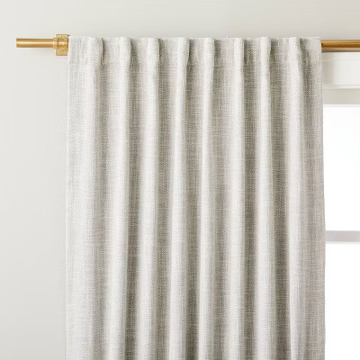 Heathered Slub Blackout Curtain Panel - Hearth & Hand™ with Magnolia | Target
