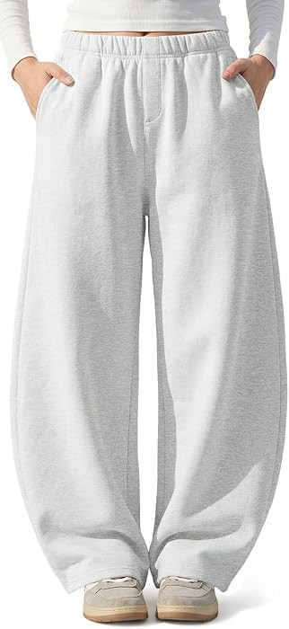 Baggy Lounge Pants,Elastic Waist Winter Trousers,Teen Girls,2026 Casual Fall Fashion Pants with P... | Amazon (US)