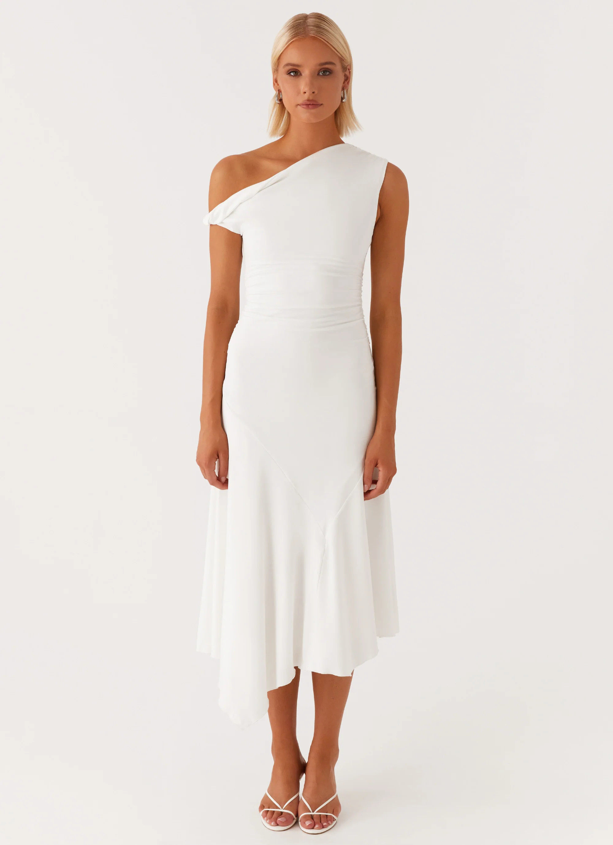 Byron Midi Dress - White | Peppermayo (Global)