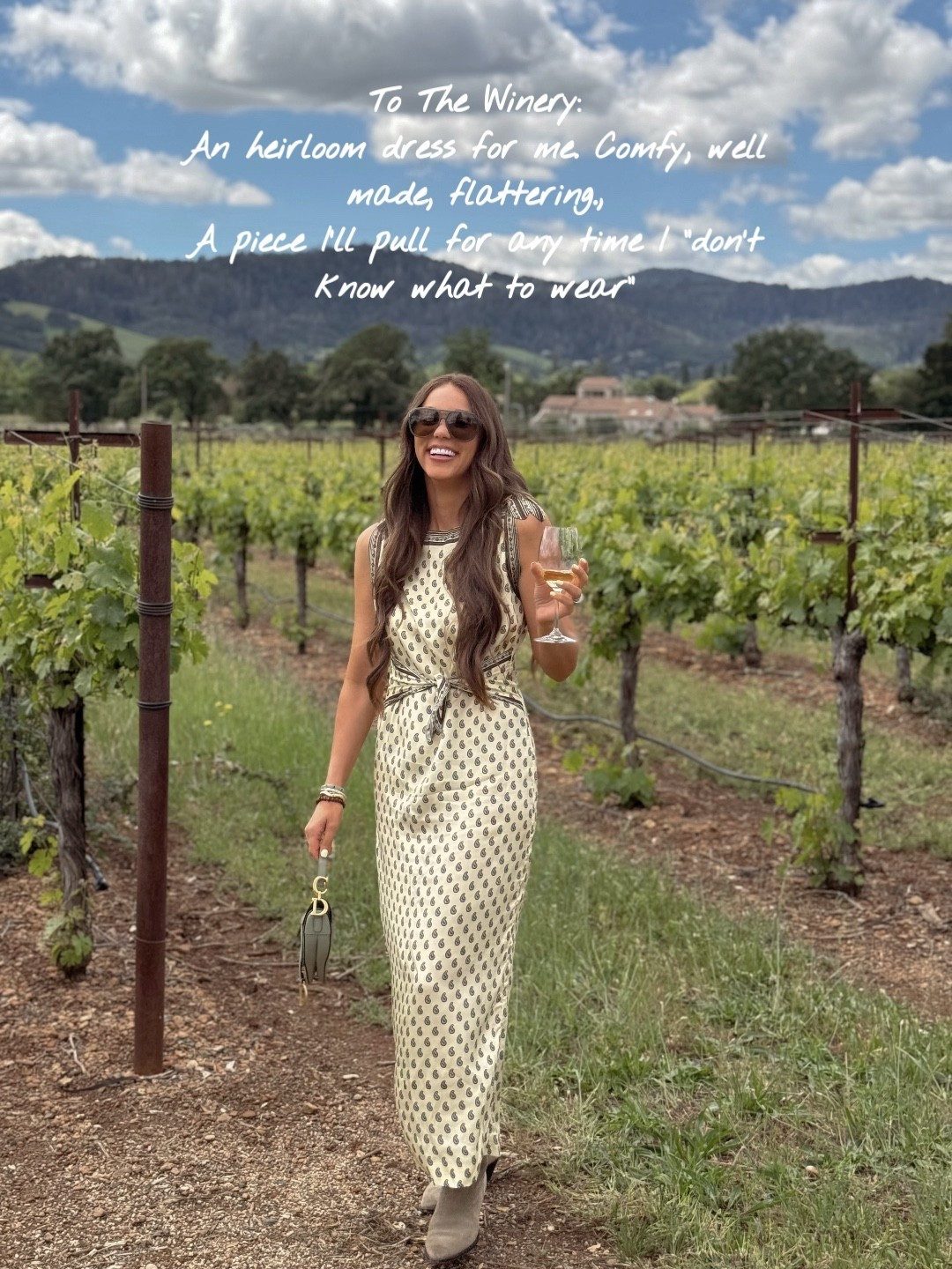 Wine country outfits. The perfect bandana print spring dress. 

#LTKdayinmylife #LTKTravel